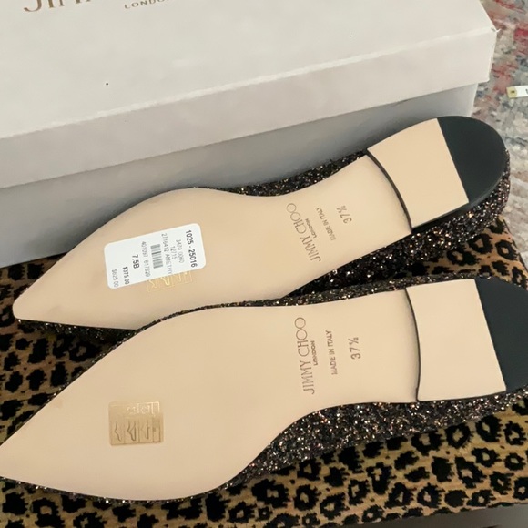 New in box Jimmy Choo romy flats 37.5 size 7. - Picture 5 of 8